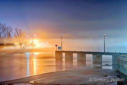 Foggy Night_P1030353-5.jpg - Photographed along the Rideau Canal Waterway at Smiths Falls, Ontario, Canada.